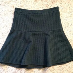 LOFT Peplum Green Skirt